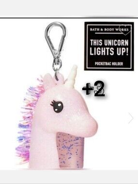 NWT UNICORN POCKETBAC +2 HAND SANITIZERS.